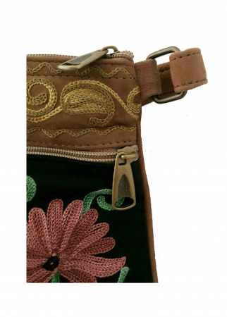 Poseta Sling Happy Lona, Piele naturala, Multicolor, tip 2 [1]