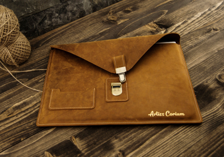 Husa piele laptop 14 inch Artiss Corium [0]