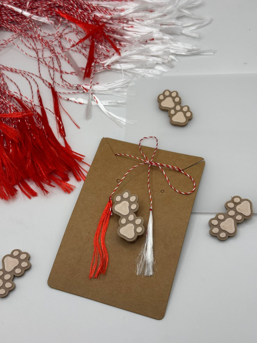 Mărțișor 2 Lăbuțe Printat 3D – Broșă 1 Martie [2]