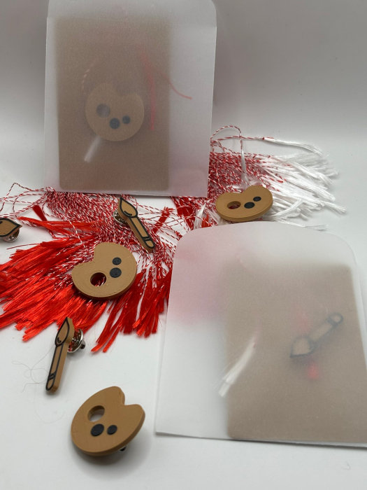 Mărțișor Artă Printat 3D – Pensulă sau Paletă | 1 Martie [4]