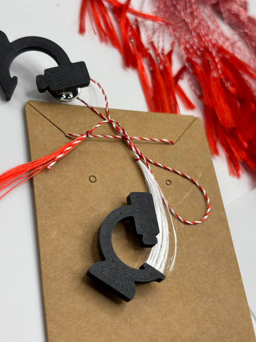 Mărțișor Biologie printat 3D cu broșă | Cadou 1 Martie [2]