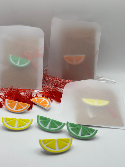 Mărțișor Citrice Printat 3D – Portocală, Lime sau Lămâie | 1 Martie [4]