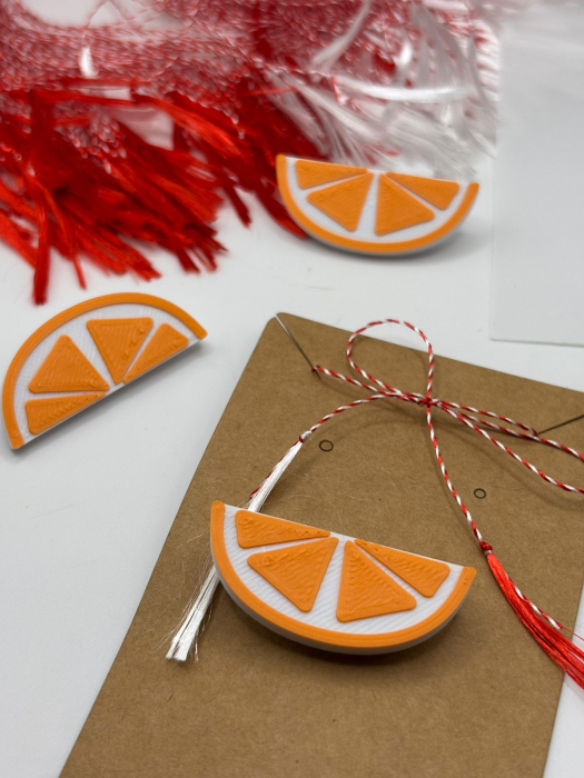 Mărțișor Citrice Printat 3D – Portocală, Lime sau Lămâie | 1 Martie [3]