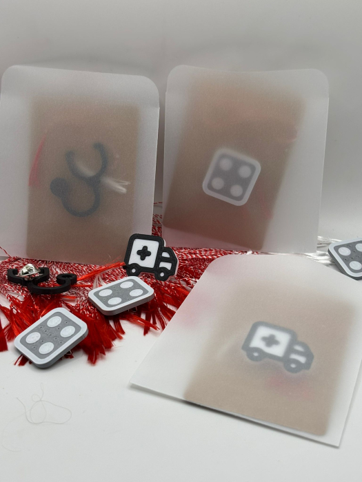 Mărțișor Medicină printat 3D cu broșă | Cadou 1 Martie [4]