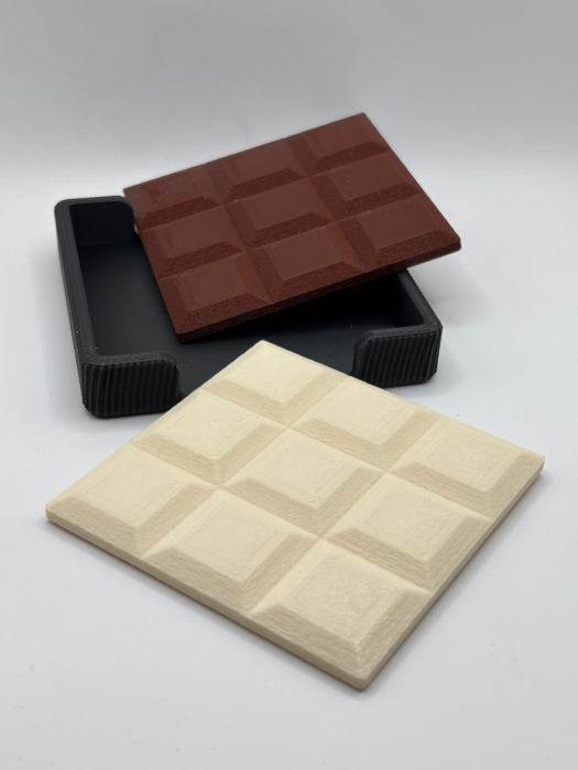 Pachet promo tăviță inimă din fag + coastere ciocolată | Decor & cadou [2]