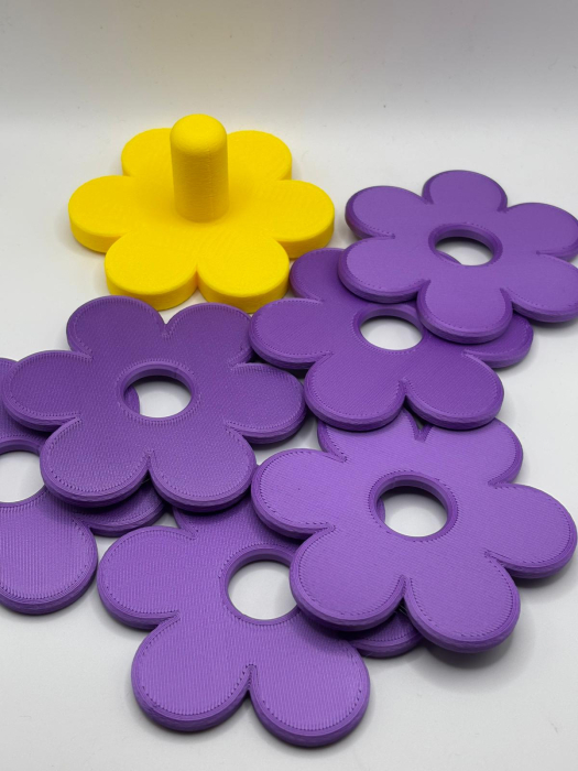 Set 6 suporturi pentru pahare si cani - Floare [2]