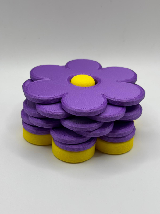 Set 6 suporturi pentru pahare si cani - Floare [3]