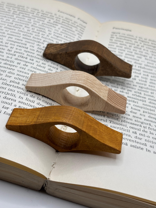 Suport de pagini din lemn masiv – pentru citit, 4 culori disponibile [3]