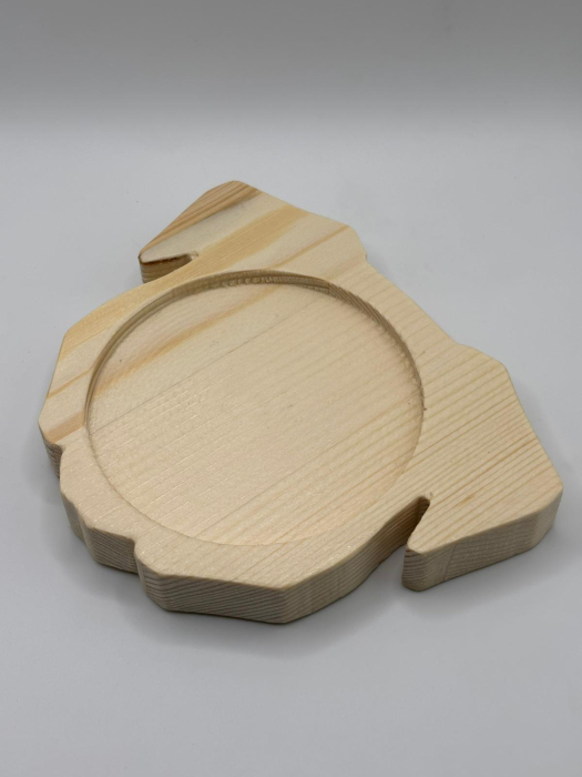 Suport pentru cană / pahar din lemn – catel [2]