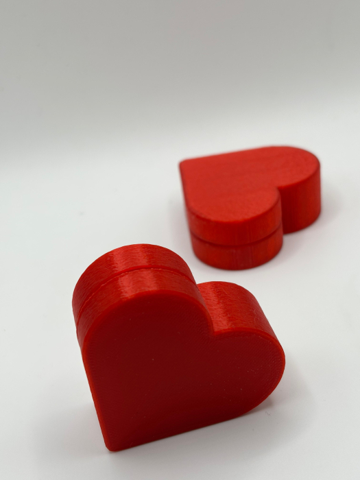 Suport poze inimă printat 3D – decor mobilier [2]