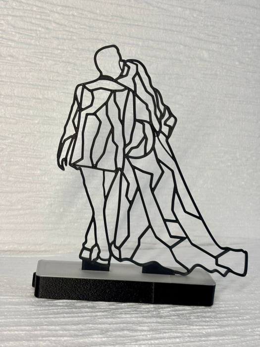 Tablou 3D personalizat cu iluminare ambientală | Printat 3D [3]