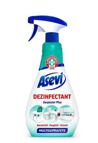 Asevi Gerpostar Plus, Solutie de curatat si dezinfectat multisuprafete, 750ml [1]