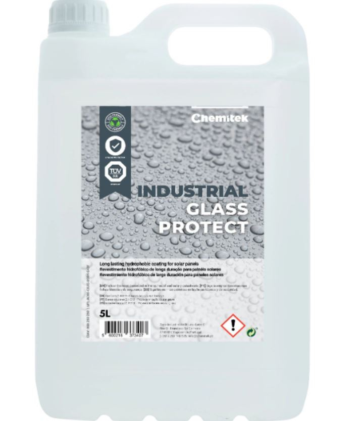 Tratament profesional pentru sticla si panouri solare Industrial Glass Protect , 5L [1]