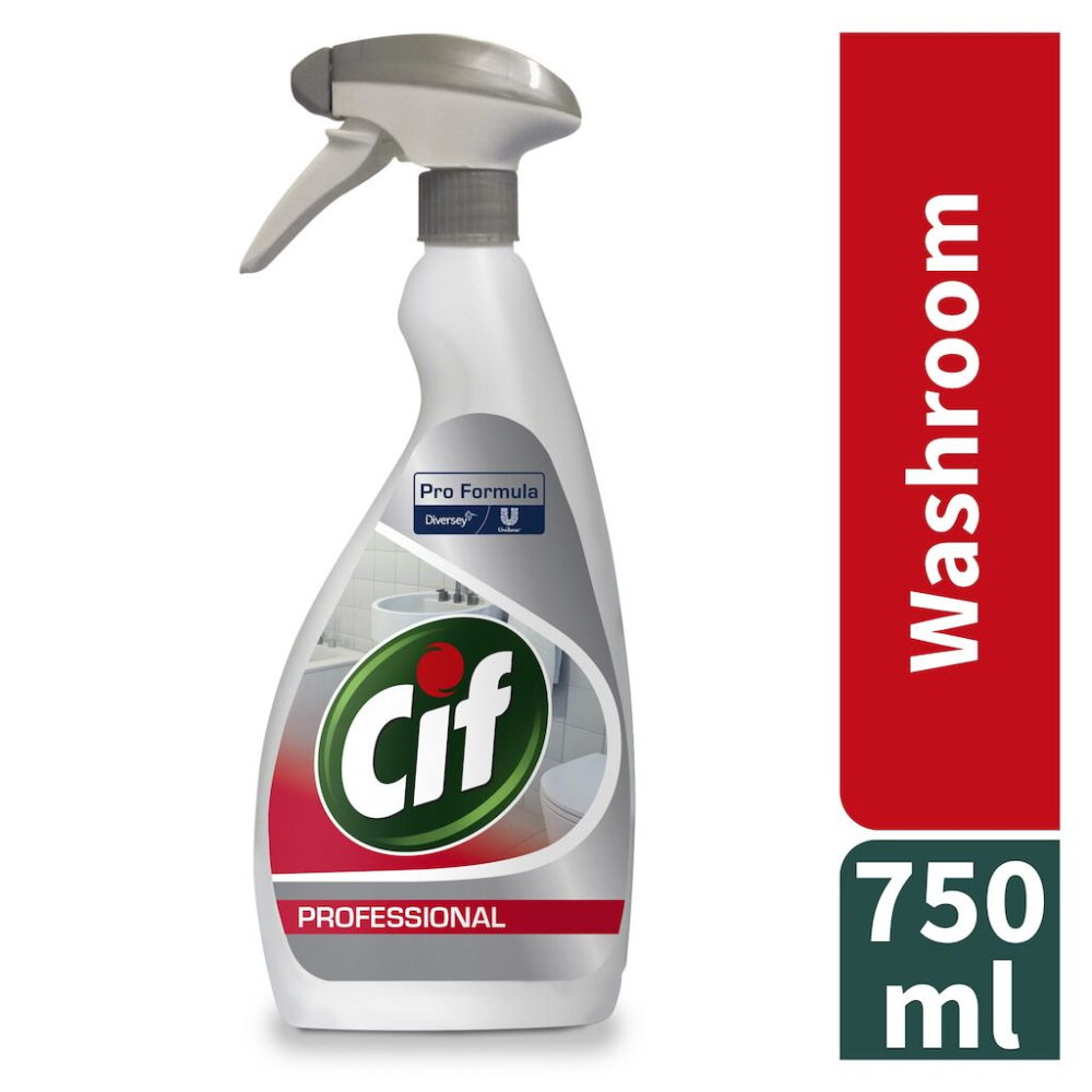 Cif Professional Detergent Pentru Baie 2 în 1 - Detergent și detartrat pentru suprafețele din baie 0.75l [1]