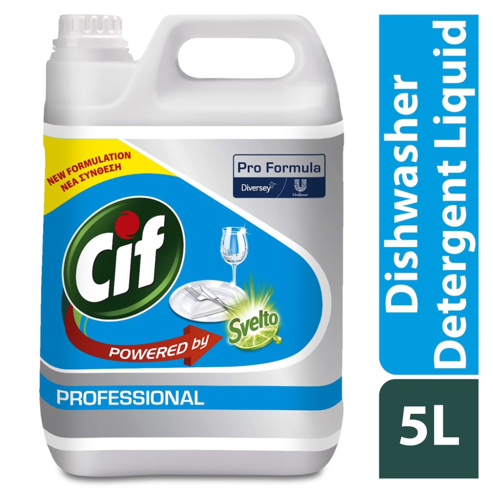 Cif Professional Detergent Lichid Pentru Mașina De Spălat Vase 5L [1]