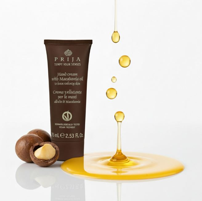 Crema de Maini cu Ulei de Macadamia, 75ml, Formula Vegana, Absorbtie Rapida, Fara Parabeni, Prija [3]