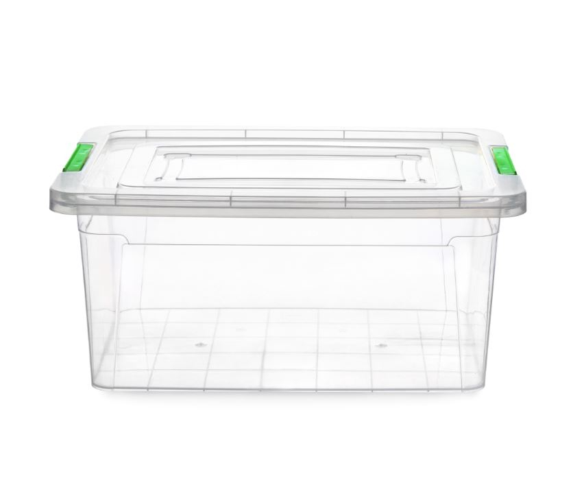 Cutie depozitare din plastic cu capac, 12 litri [1]