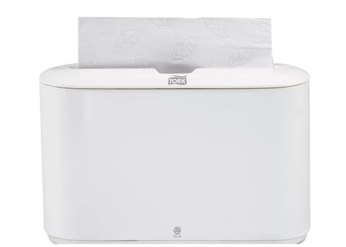 Dispenser alb, de masa, pentru servetele Xpress Tork [2]