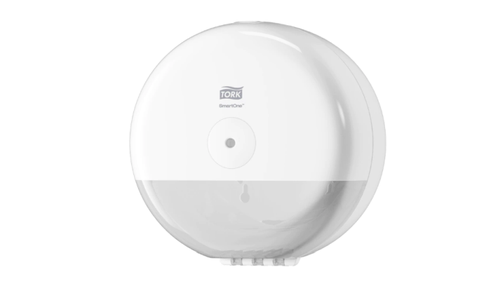 Dispenser hartie igienica Tork Smart One, Alb - Rola hartie igienica mini [2]