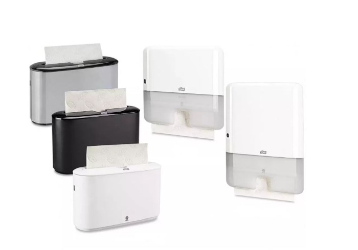 Dispenser negru, de masa, pentru servetele Xpress Tork [3]