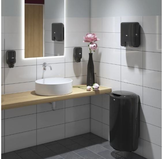 Dispenser pentru servetele Xpress mini Tork, negru, Z fold, capacitate 200 servetele [4]