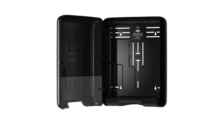 Dispenser prosoape hartie mare Tork, negru, V Fold, capacitate 500 servetele [2]