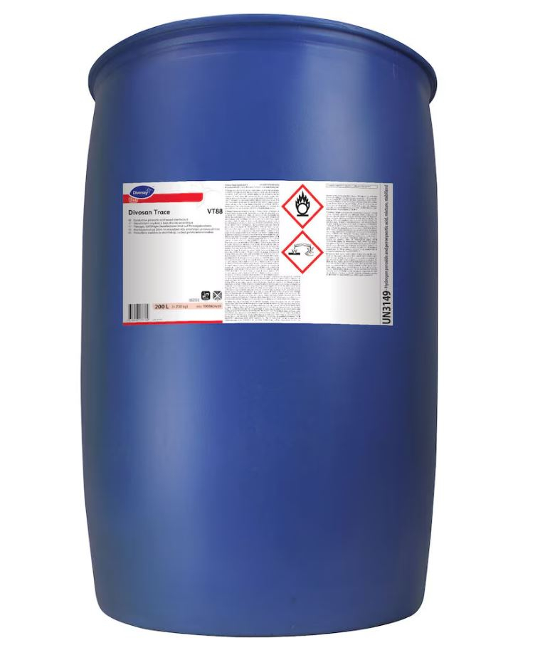 Diversey,  Dl Divosan Trace VT88 - Dezinfectant oxidant pe bază de acid peracetic conductiv 200L [1]
