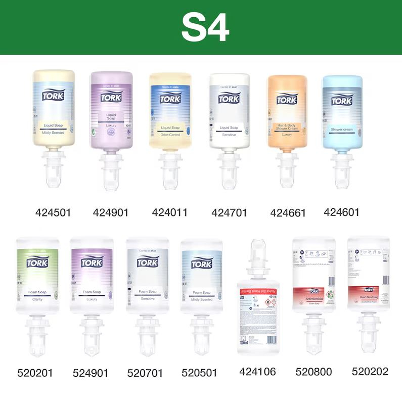Dozator de Săpun și Dezinfectant Alb, Tork [5]