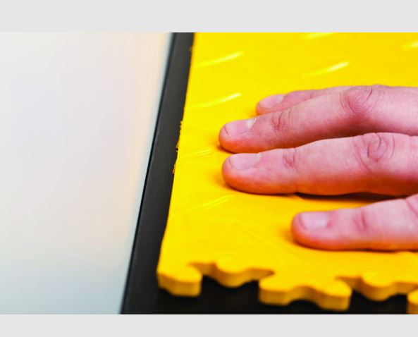 Fortelock, Pardoseala industriala din PVC pentru zone cu trafic intens si tonaj ridicat, model Diamond Industry, 510x510x7mm [4]