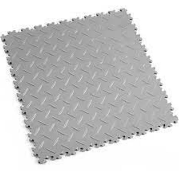 Fortelock, Pardoseala industriala din PVC pentru zone cu trafic intens si tonaj ridicat, model Diamond Industry, 510x510x7mm [9]