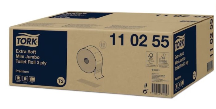 Hartie igienica premium 3 straturi, 120 m / rola, Tork [2]