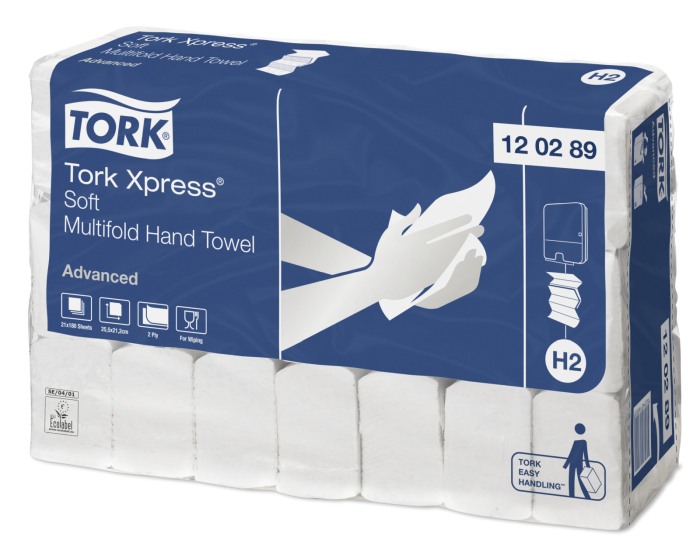 Prosoape pentru maini Tork Express, Multifold Soft, 2 straturi [2]