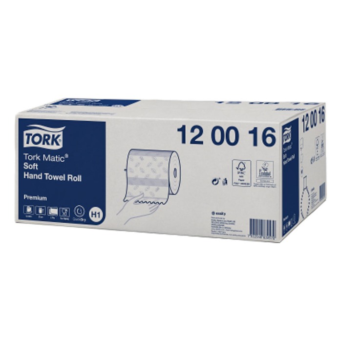 Rola prosop hartie maini Premium Delicat, 120m, 2 straturi, Tork Matic [2]