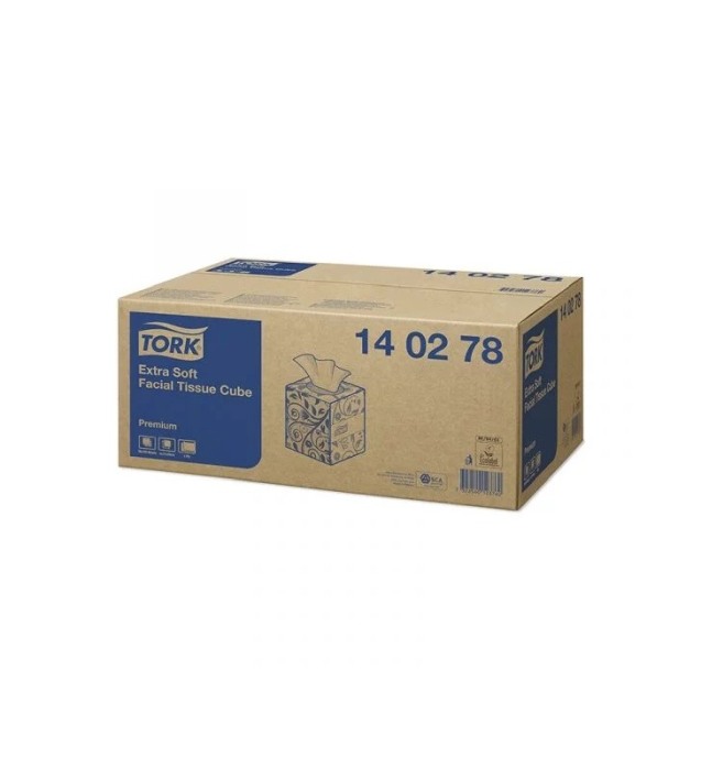 Servetele Faciale, 2 straturi, Tork Cube Premium Extra Delicat, 100 buc. [2]