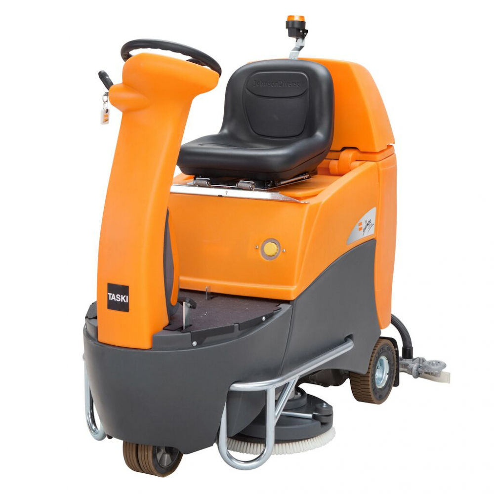 Taski, Mașină automată de spălat și uscat pardoseli, cu operator la bord, cu acumulatori şi încărcător extern - TASKI Swingo 2500 [2]