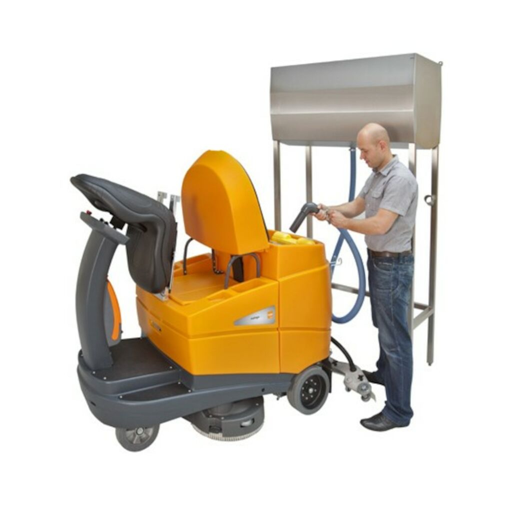 Taski, Mașină automată de spălat și uscat pardoseli, cu operator la bord, swingo 4000 B Lithium Ion [4]