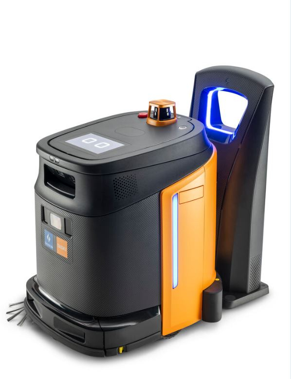 TASKI Phantas - Robot autonom de frecat și aspirat cu senzori pentru navigare superioară și evitarea obstacolelor [6]