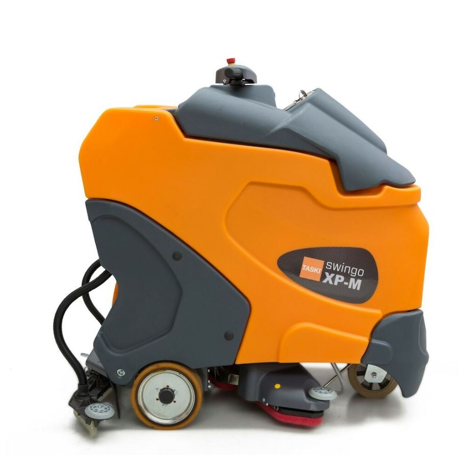 TASKI Swingo XP-M - Mașină automată de spălat și uscat,  cu operator stand-on, baterii şi  încărcător extern [2]