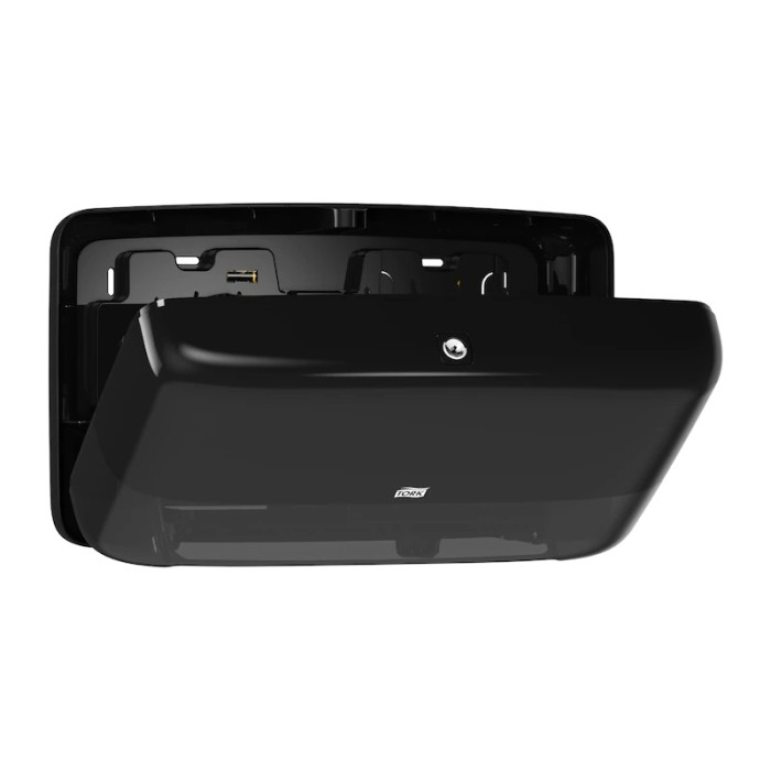 Tork dozator dublu rolÄƒ hÃ¢rtie igienicÄƒ mini jumbo, negru [3]