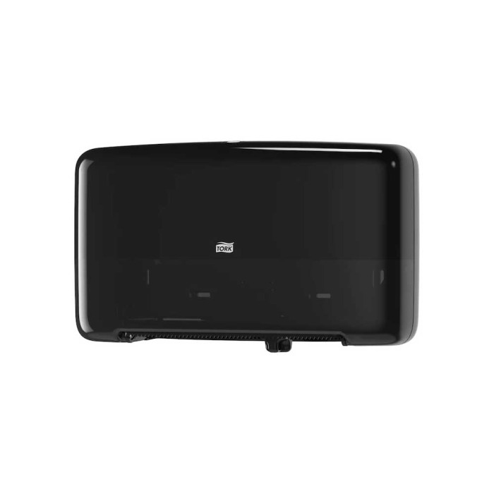 Tork dozator dublu rolÄƒ hÃ¢rtie igienicÄƒ mini jumbo, negru [2]