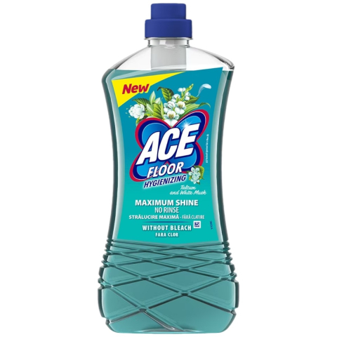 Detergenti comerciali - Ace Detergent Pardoseli 1 L Senza Candeggina Talco e Muschio Bianco, 1l