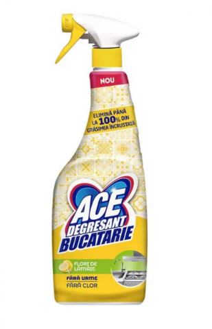 Detergenti profesionali - ACE, Solutie Spray Degresant Bucatarie Lamaie 650ml