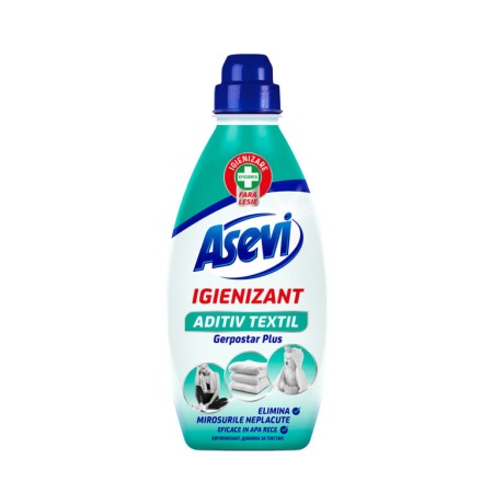Dezinfectanti de suprafete - Asevi Dezinfectant aditiv textil , 720ml