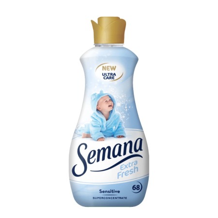 Detergenti profesionali - Balsam de rufe Superconcentrat Semana Extra Fresh SENSITIVE, 75 spalari, 1.5l