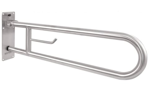 Dispensere / Dozatoare - Bara de sprijin rabatabila 800 mm otel inoxidabil satinat pentru persoane cu dizabilitati