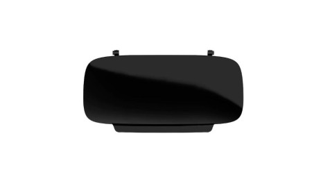 Cosuri de gunoi - Capac pentru cos de gunoi inox 50 L, negru, Tork