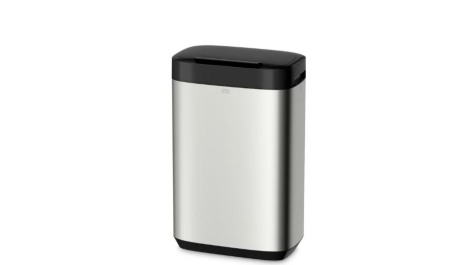Capac pentru cos de gunoi inox 50 L, negru, Tork [1]