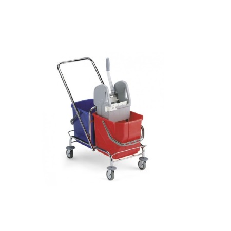 Carucioare curatenie - Carucior curatenie cu cadru cromat 30Lt ROLL