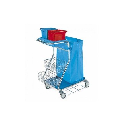 Carucioare curatenie - Carucior curatenie cu cadrul cromat Tecno 110