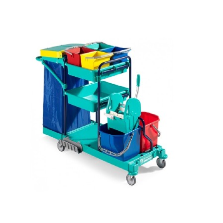 Carucioare curatenie - Carucior curatenie cu multiple accesorii